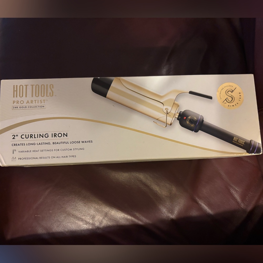Hot Tools 2 inch curling Barrel 24k gold collection